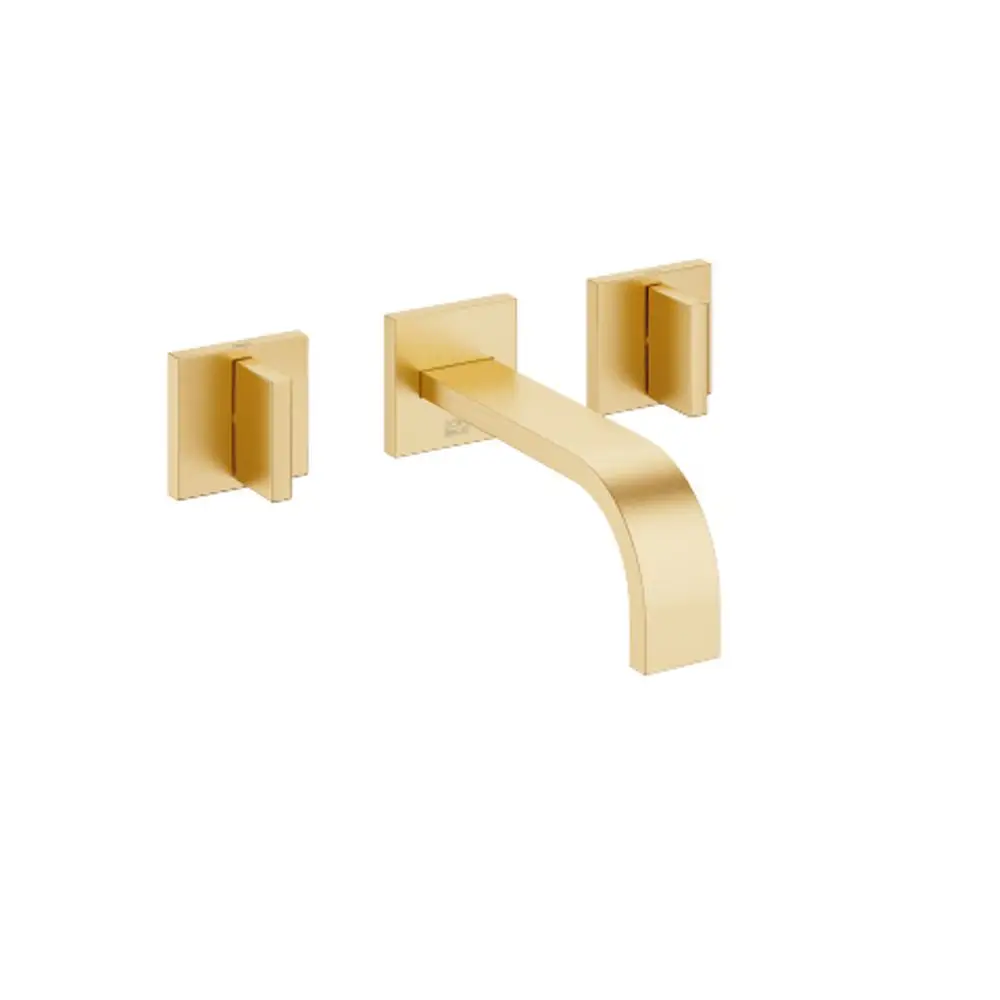 Dornbracht-MEM-Waschtisch-Wandbatterie-Brückenbatterie-ohne Ablaufgarnitur-Ausladung 170mm-Messing gebürstet (23kt), 36707782-28 Galeriebild 1